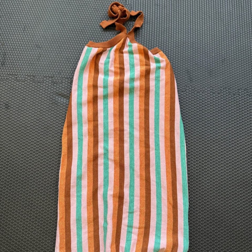 Princess Polly Multicolor Striped Halter Dress